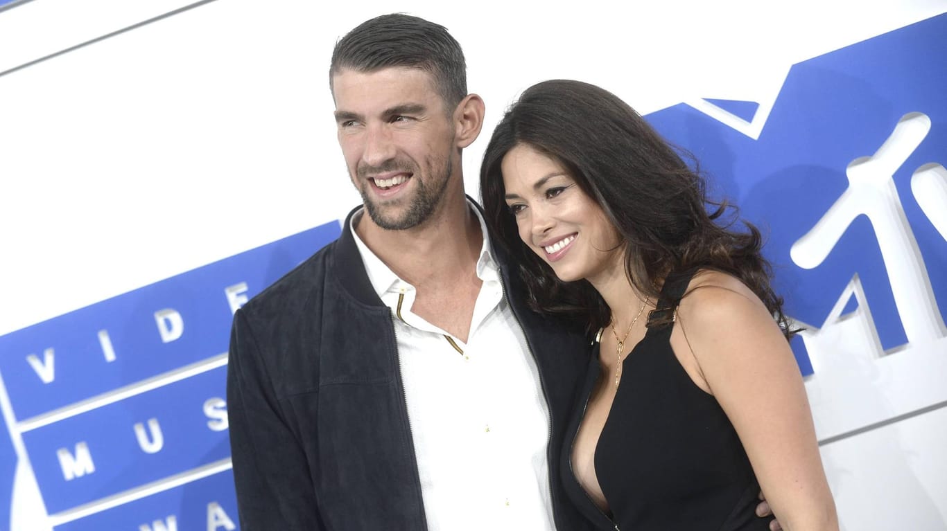 Michael Phelps und seine Frau Nicole Johnson: Sie sind jetzt Eltern von drei Söhnen.