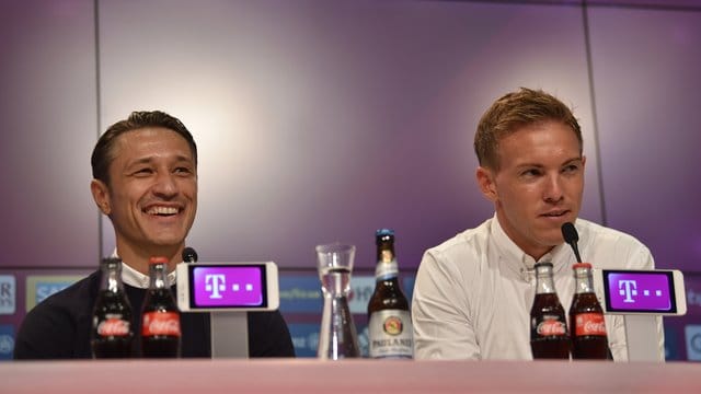Am Samstag trifft Niko Kovac (l) mit dem FC Bayern auf Julian Nagelsmann und RB Leipzig. Am Samstag trifft Niko Kovac (l) mit dem FC Bayern auf Julian Nagelsmann und RB Leipzig.