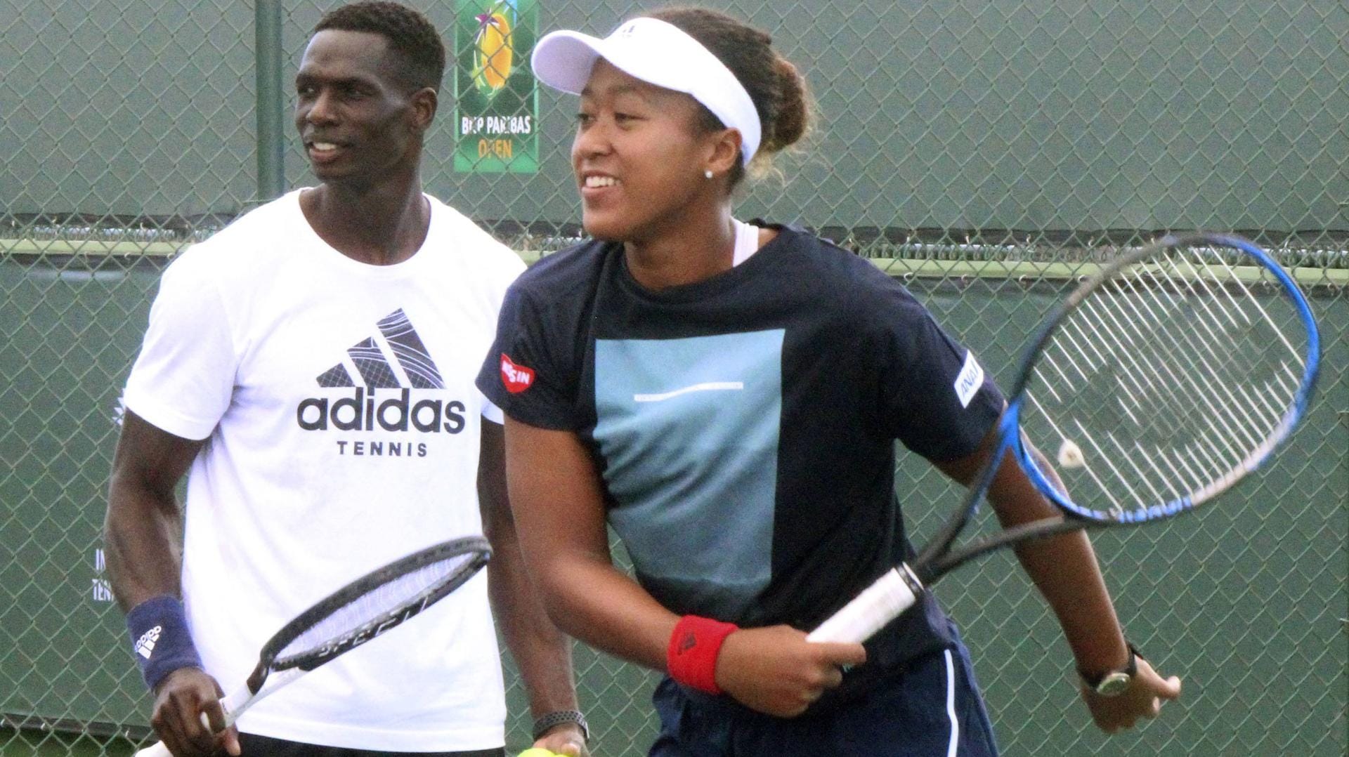 Arbeiteten erst seit Februar 2019 zusammen: Jermaine Jenkins und Naomi Osaka.