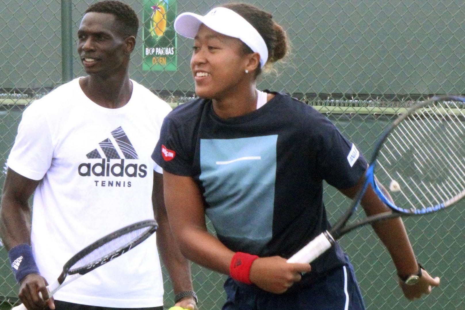 Arbeiteten erst seit Februar 2019 zusammen: Jermaine Jenkins und Naomi Osaka.