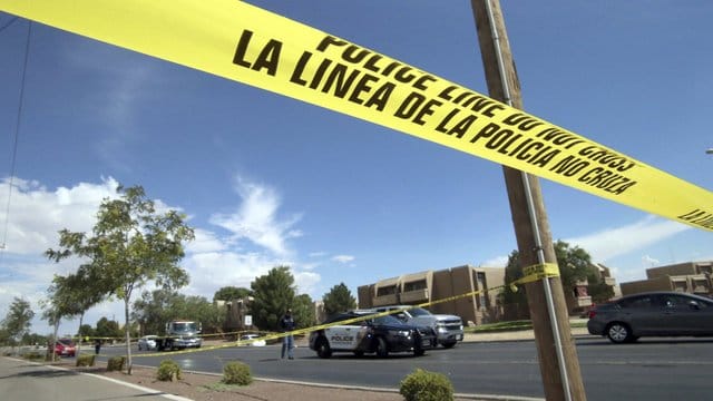 Anfang August: Ein Absperrband der Polizei vor dem Ort des Massakers im texanischen El Paso. Anfang August: Ein Absperrband der Polizei vor dem Ort des Massakers im texanischen El Paso.