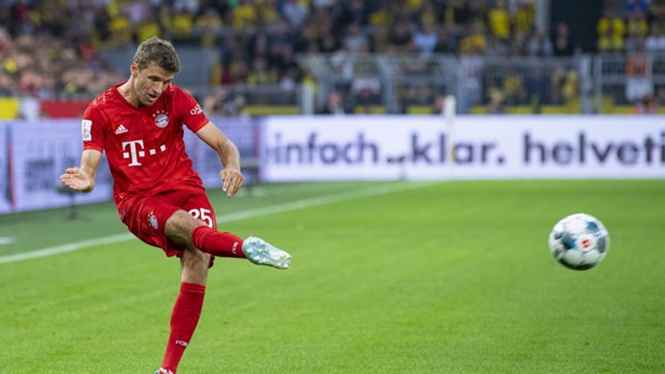 Bayern-Star Thomas Müller könnte gegen Leipzig spielen.
