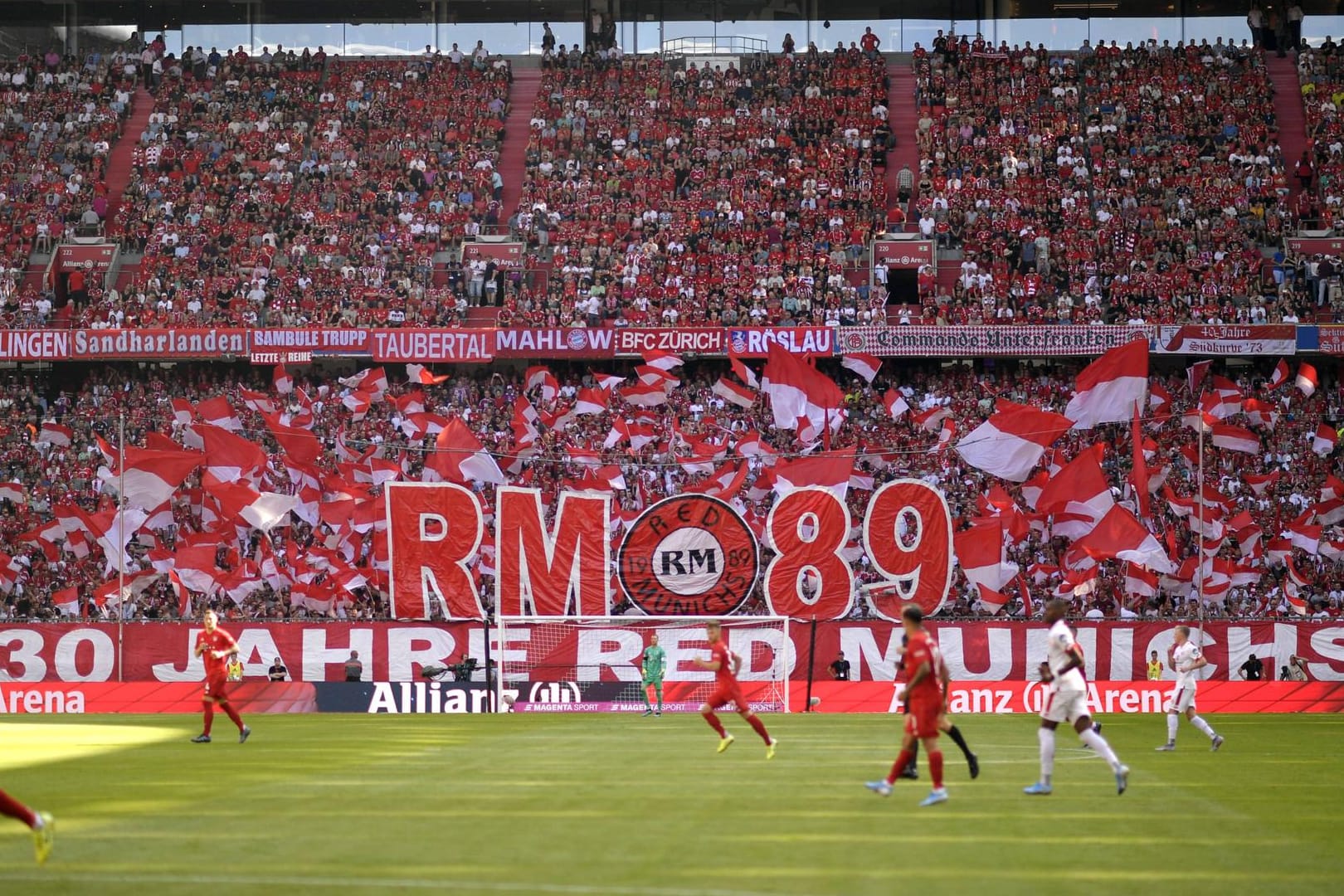 Fans vom FC Bayern München: Einige von ihnen waren offenbar in eine Schlägerei verwickelt (Symbolbild).