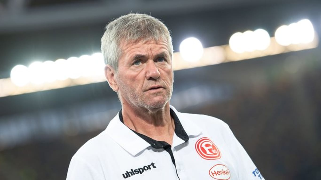Verteidigt die Vereins-Führung gegen Vorwürfe der Vetternwirtschaft: Düsseldorfs Trainer Friedhelm Funkel.
