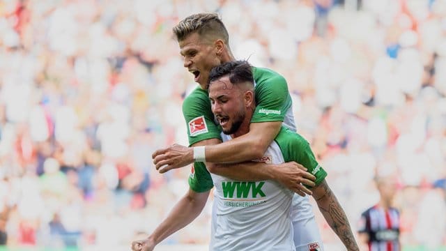 Gegen Eintracht Frankfurt meist treffsicher: Marco Richter (v).