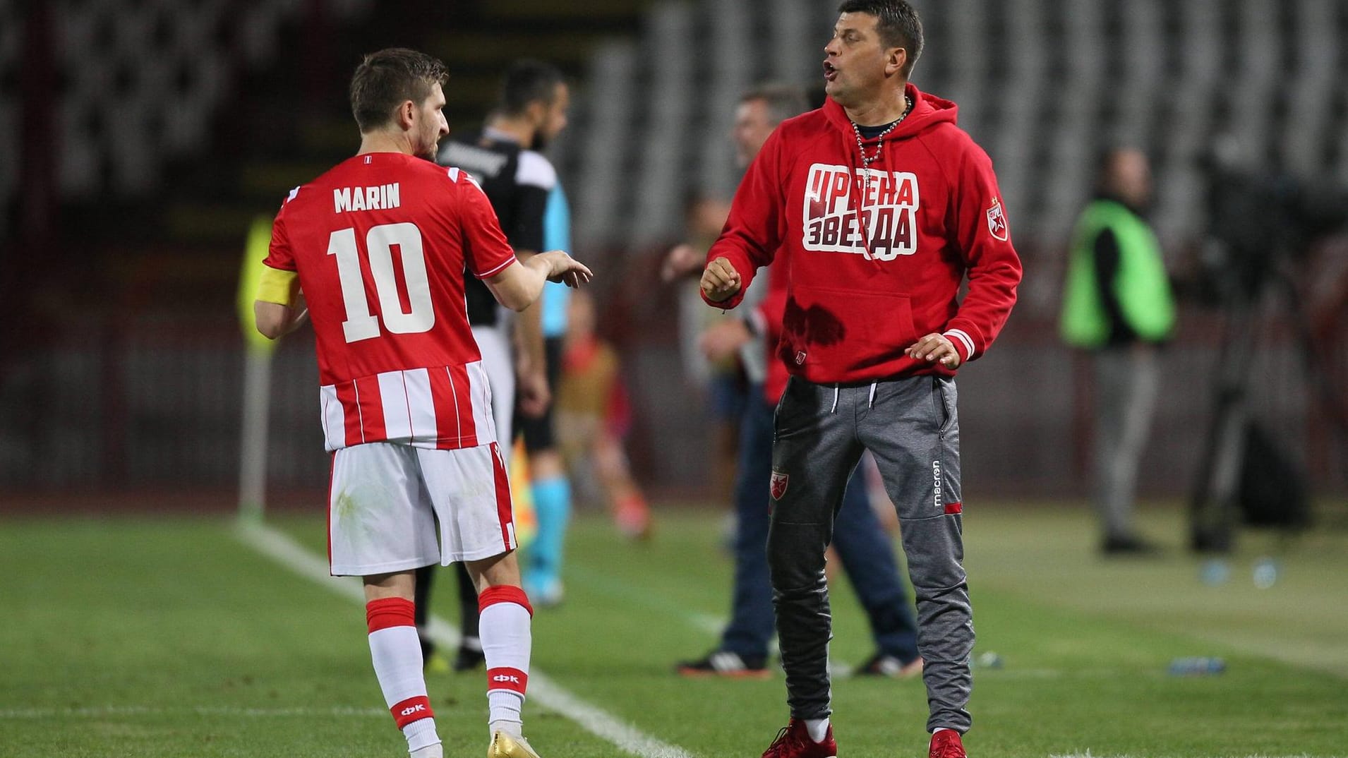 Erfolgreiches Duo: Belgrad-Coach Vladan Milojevic (r.) und Marko Marin.