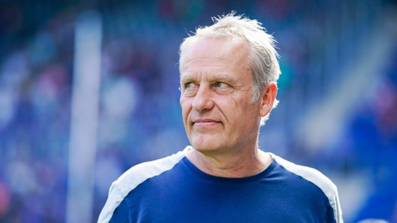 Freiburgs Trainer Christian Streich bleibt bescheiden.