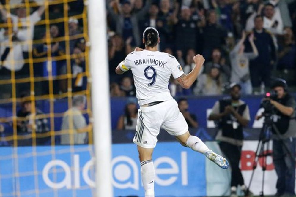 Zlatan Ibrahimovic schoss Galaxy zum Sieg.