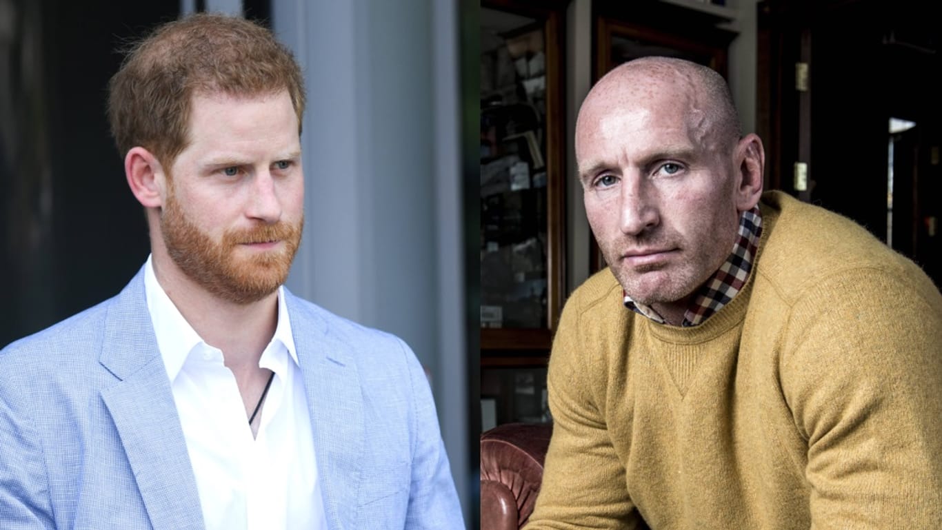 Royale Unterstützung: Prinz Harry bewundert Gareth Thomas für seine Offenheit.