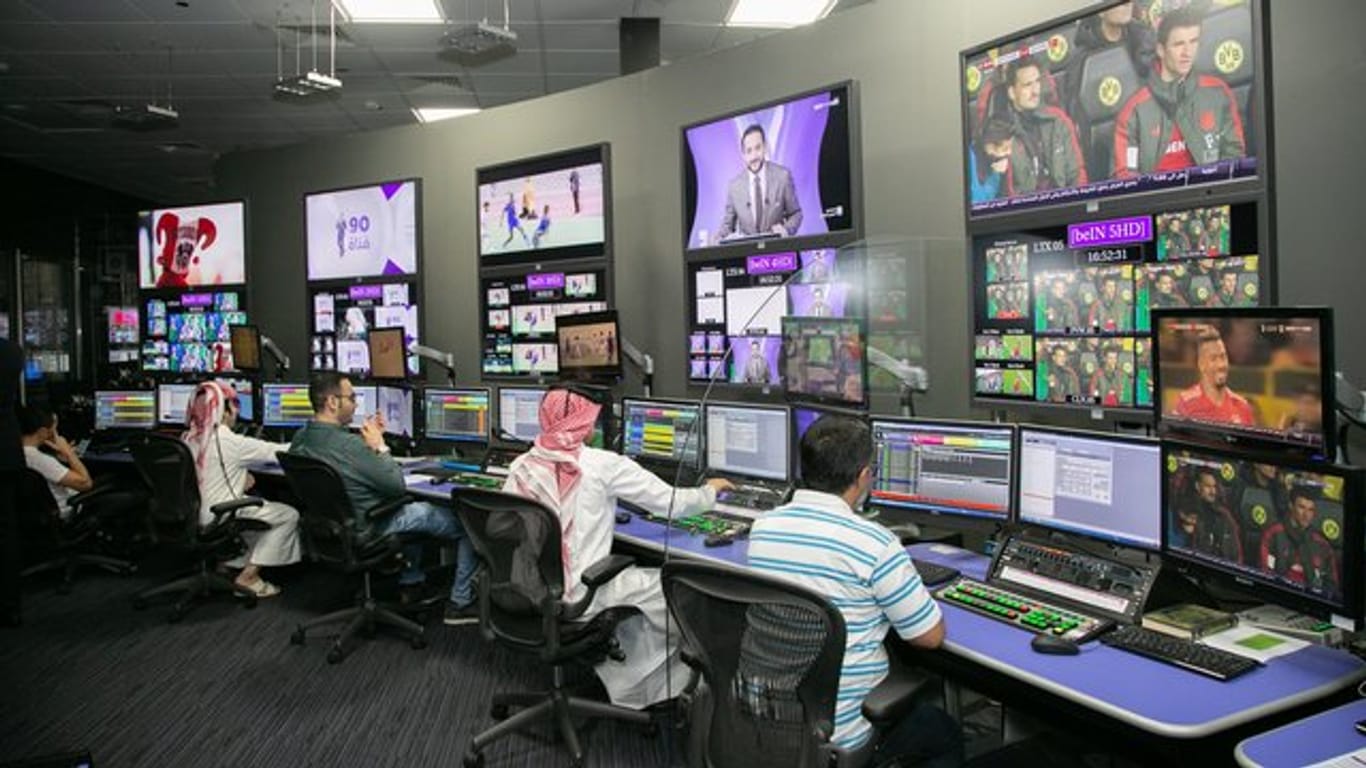 Die Übertragungsrechte für viele Sportereignisse liegen in der arabischen Welt beim Sender beIn Sports.