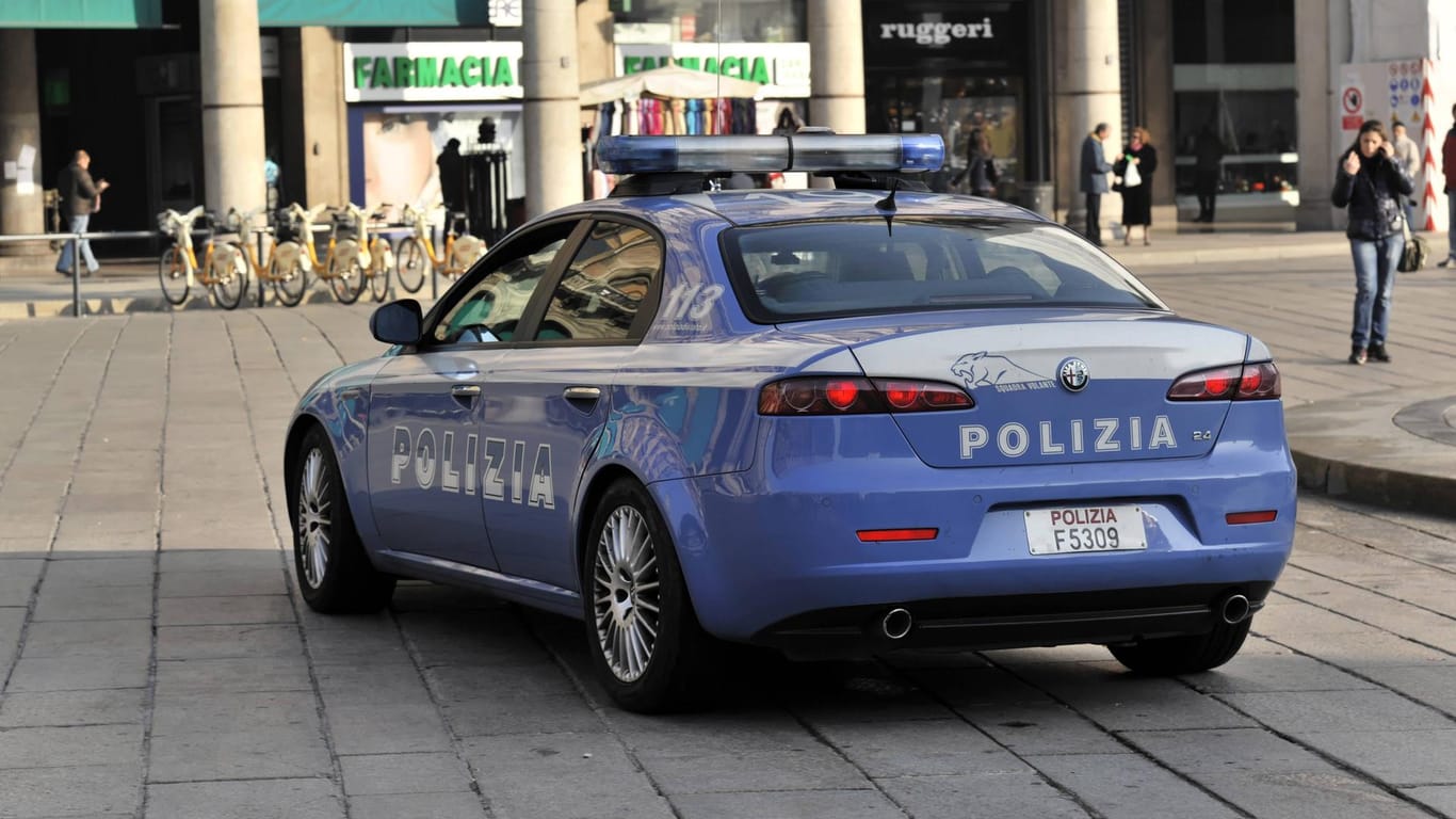 Italienisches Polizeiauto