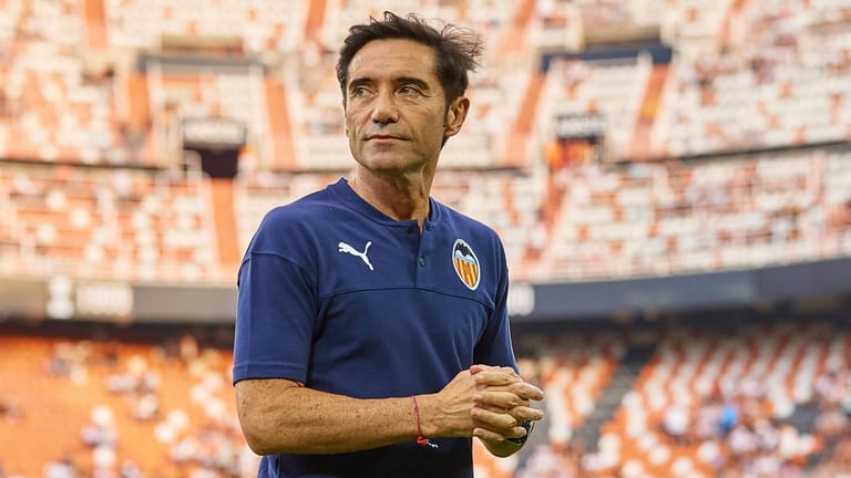 Seine ehemaligen Spieler stehen scheinbar weiter zu ihm: Ex-Valencia-Trainer Marcelino Garcia.