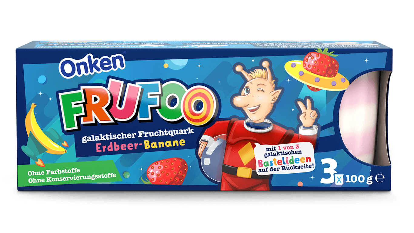 Neue Frufoo-Verpackung: Fruci Frufoo kehrt zurück in die Ladenregale.