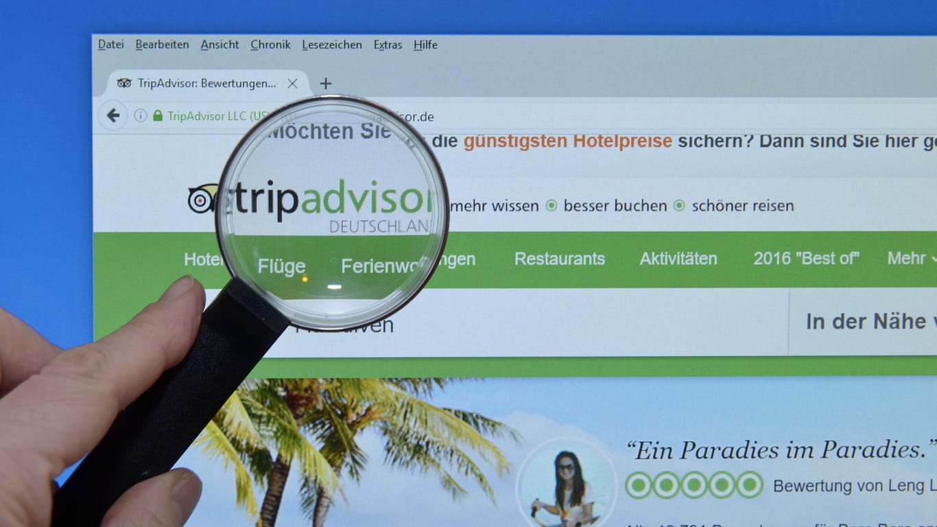 Homepage Tripadvisor: 2018 wurden insgesamt 66 Millionen Bewertungen von Reisenden aus der ganzen Welt an das Reiseportal geschickt.