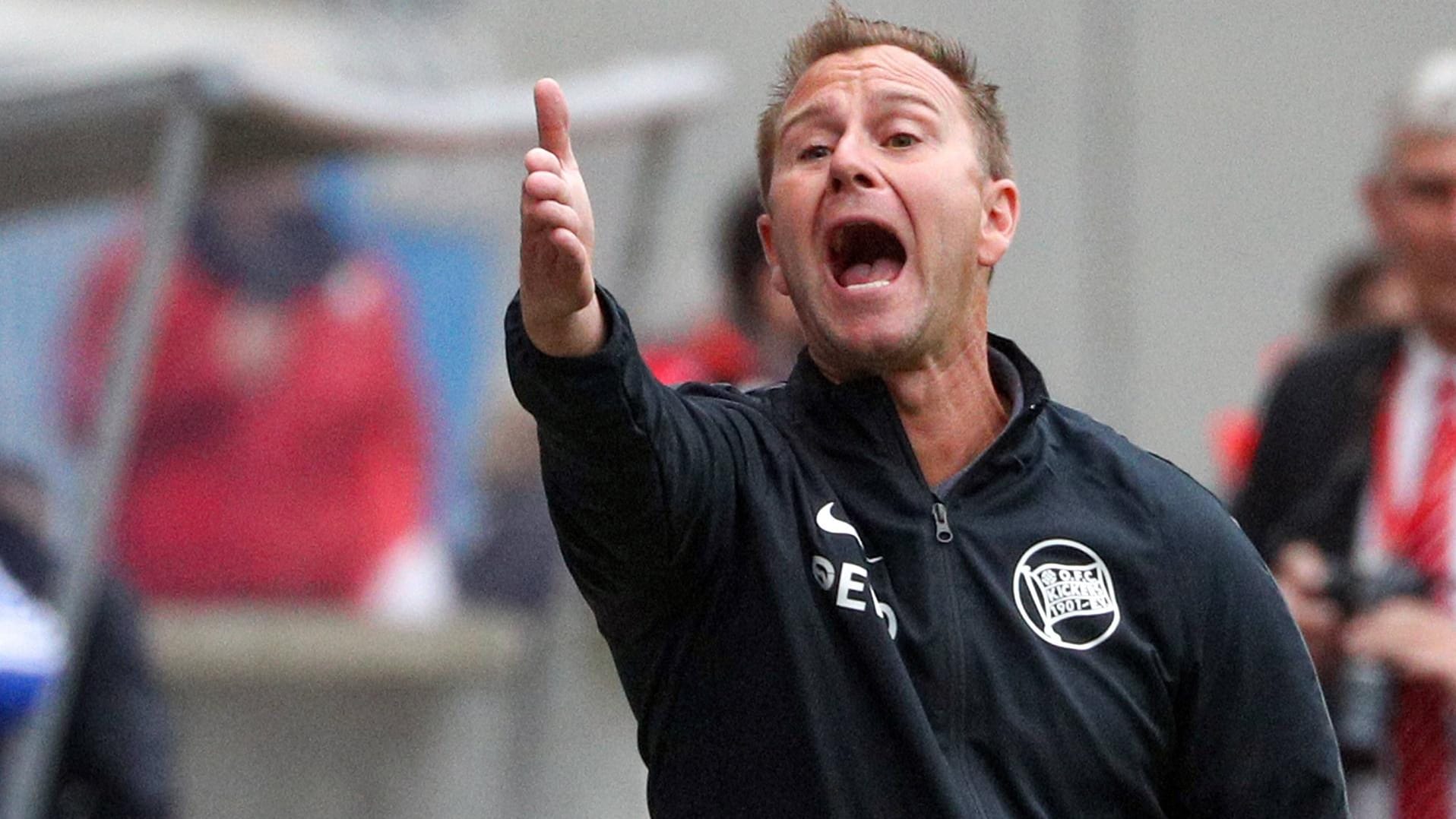 Daniel Steuernagel: Der Trainer des OFC muss die Kickers verlassen. Daniel Steuernagel: Der Trainer des OFC muss die Kickers verlassen.
