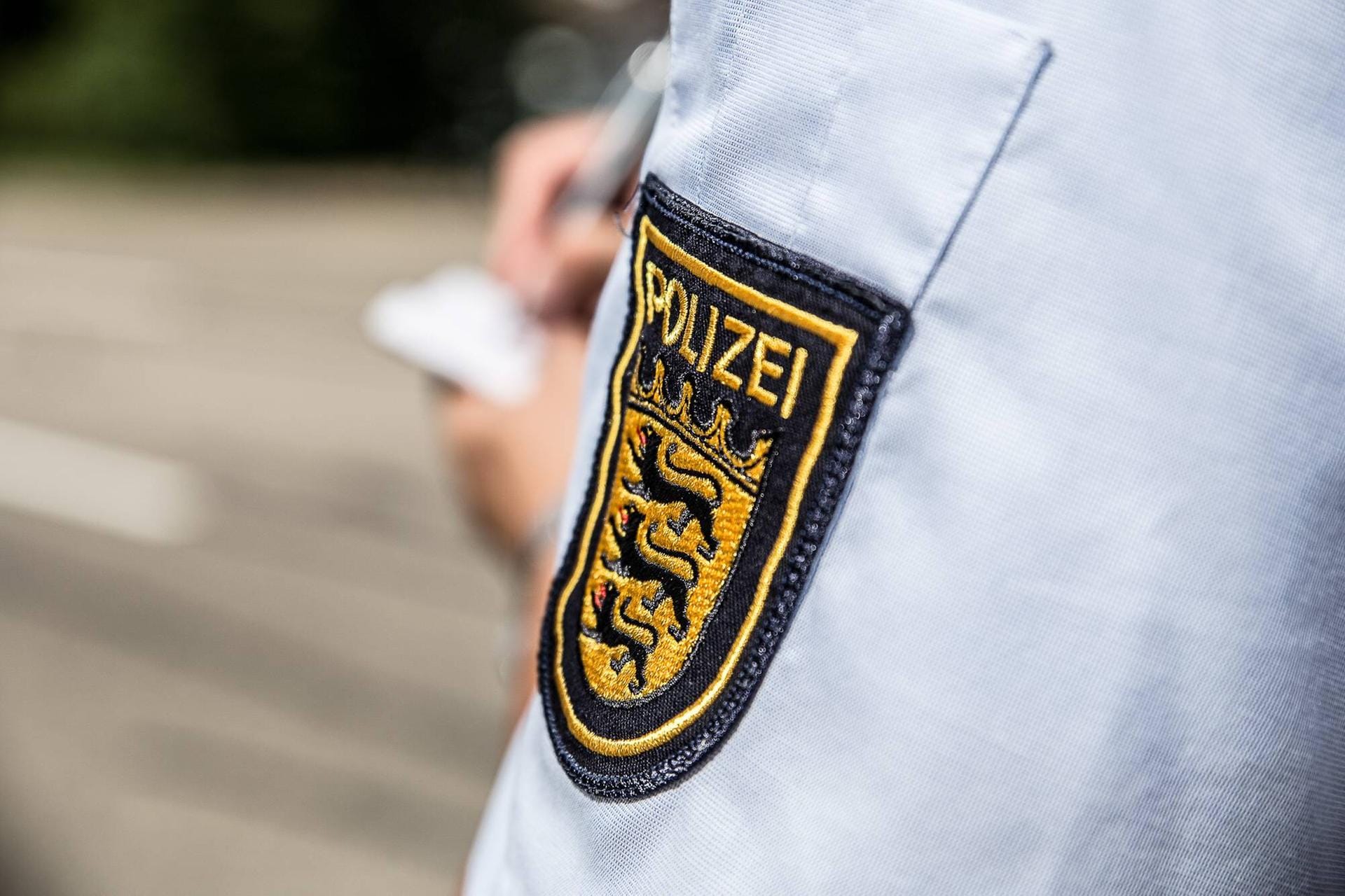 Uniform eines Polizisten