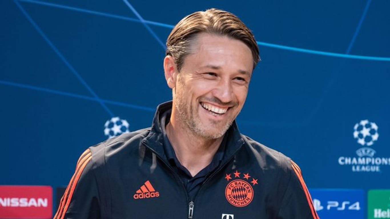 Setzt als Nahziel das Überstehen der Gruppenphase: Bayern-Trainer Niko Kovac kommt zur Pressekonferenz.