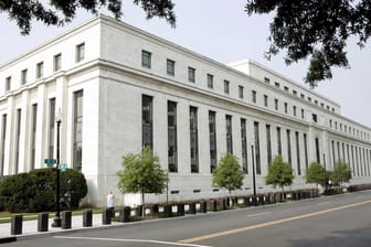 Gebäude der US-Notenbank: Die Fed hat erneut ihren Leitzins gesenkt.