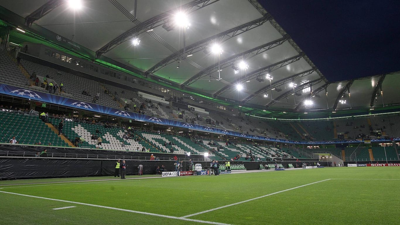 Die VW-Arena in Wolfsburg: Das Stadion des VfL ist in der Europa League kein Zuschauermagnet.