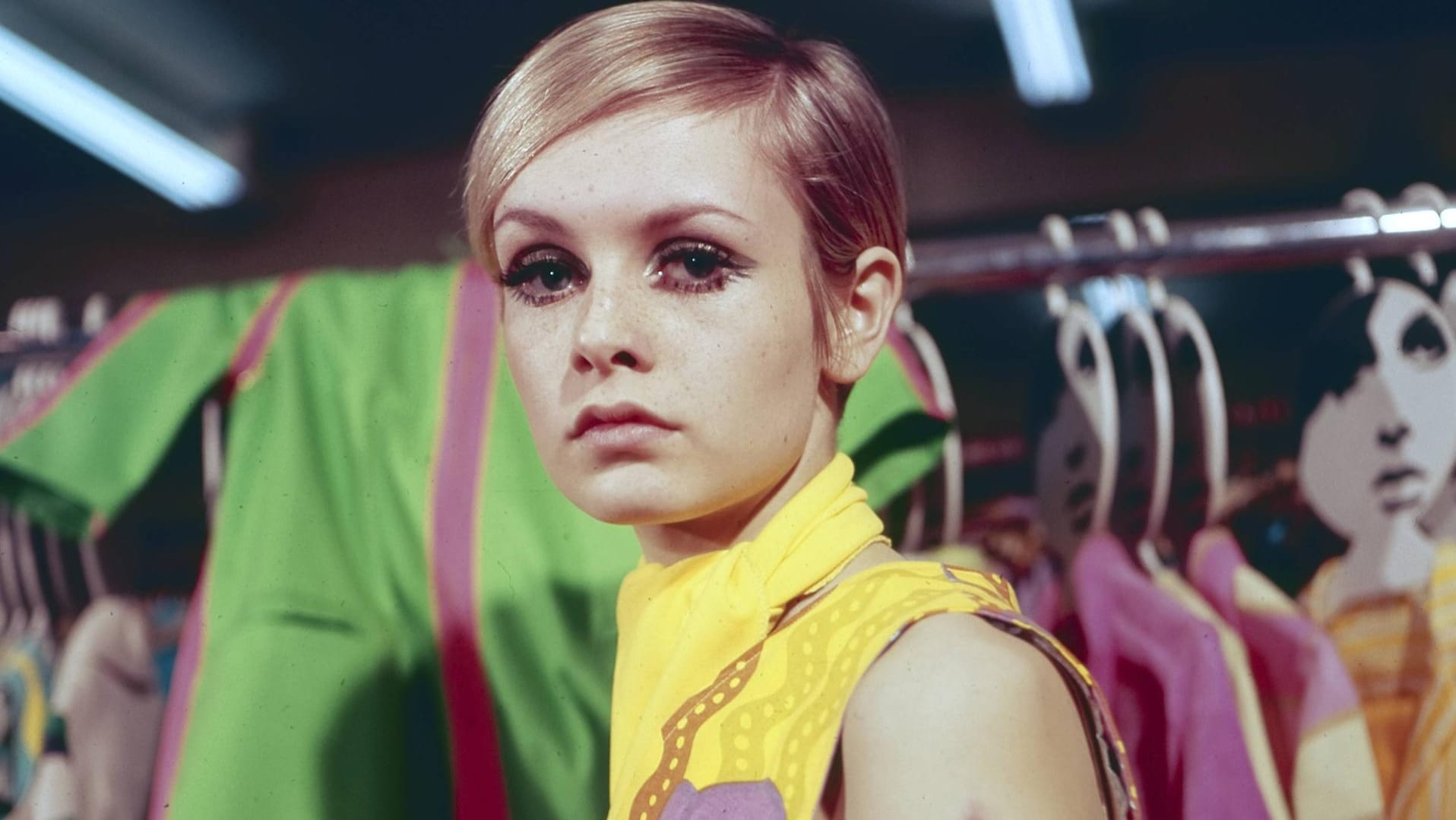 Twiggy im Jahr 1966: Sie war in den 60er-Jahren Kult.