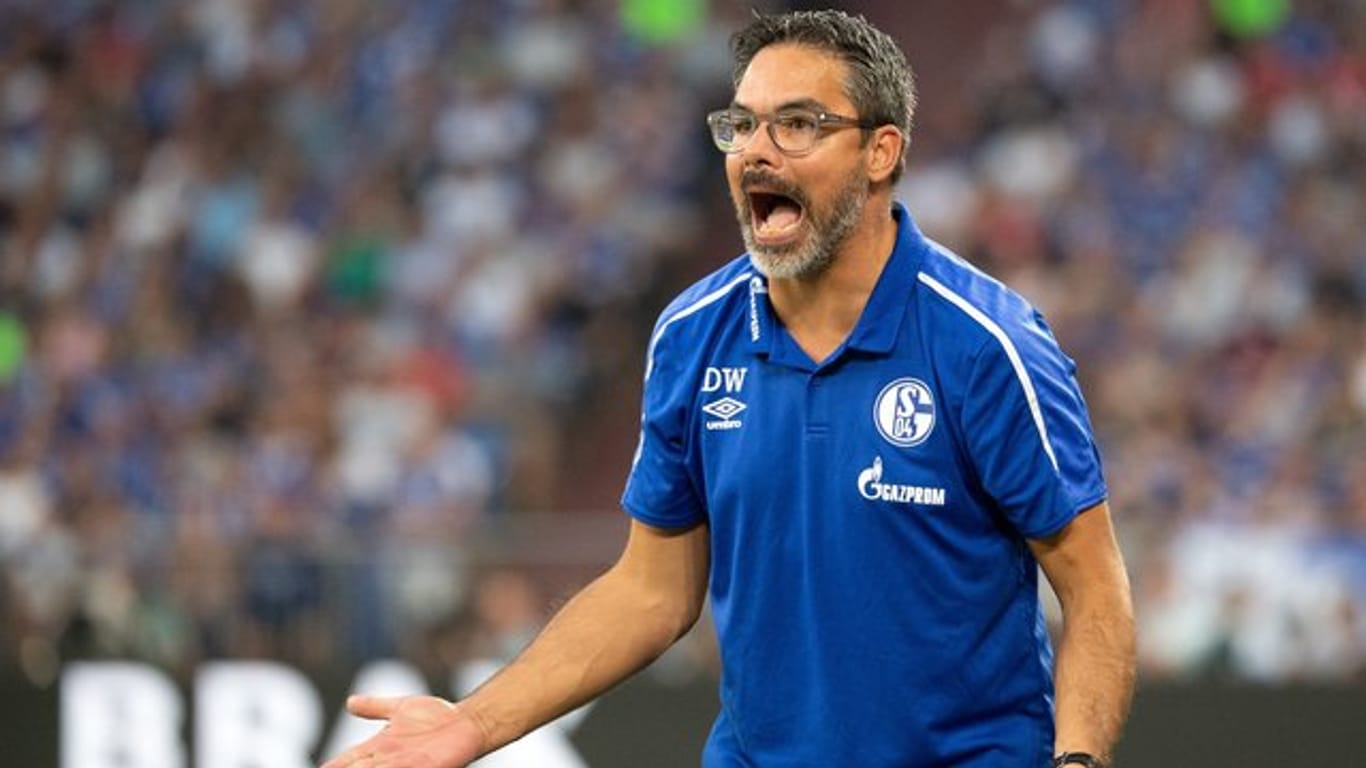 Schalke-Trainer David Wagner würde mit seinem Team gerne die Tabellenführung übernehmen.