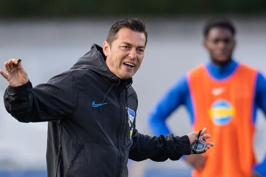 Ante Covic ist als Trainer von Hertha BSC auch als Psychologe gefragt.