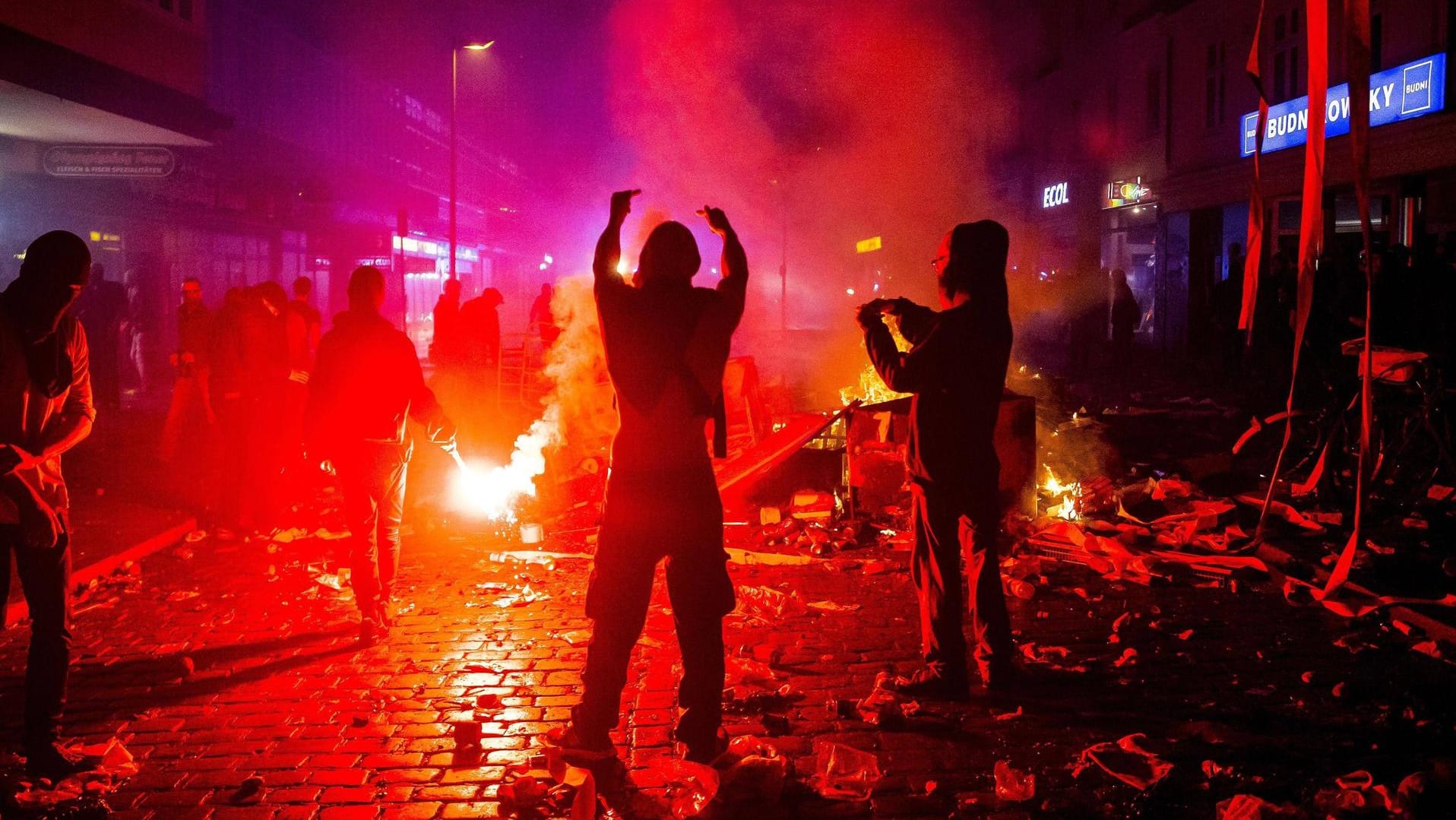 Proteste am Rande des G20-Gipfels: Im Juli 2017 gingen zahlreiche Menschen auf die Straßen und demonstrierten. (Archivbild)