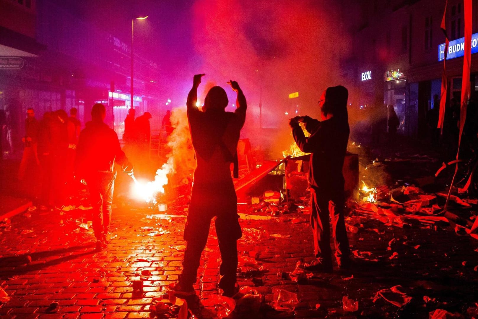 Proteste am Rande des G20-Gipfels: Im Juli 2017 gingen zahlreiche Menschen auf die Straßen und demonstrierten. (Archivbild)