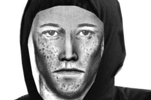 Phantombild des unbekannten Täters: Die Kripo Saalfeld fahndet wegen versuchter Tötung.