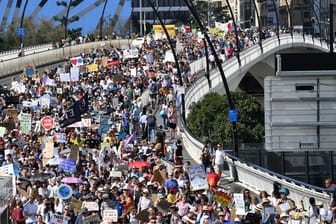 Klimastreik im australischen Brisbane.