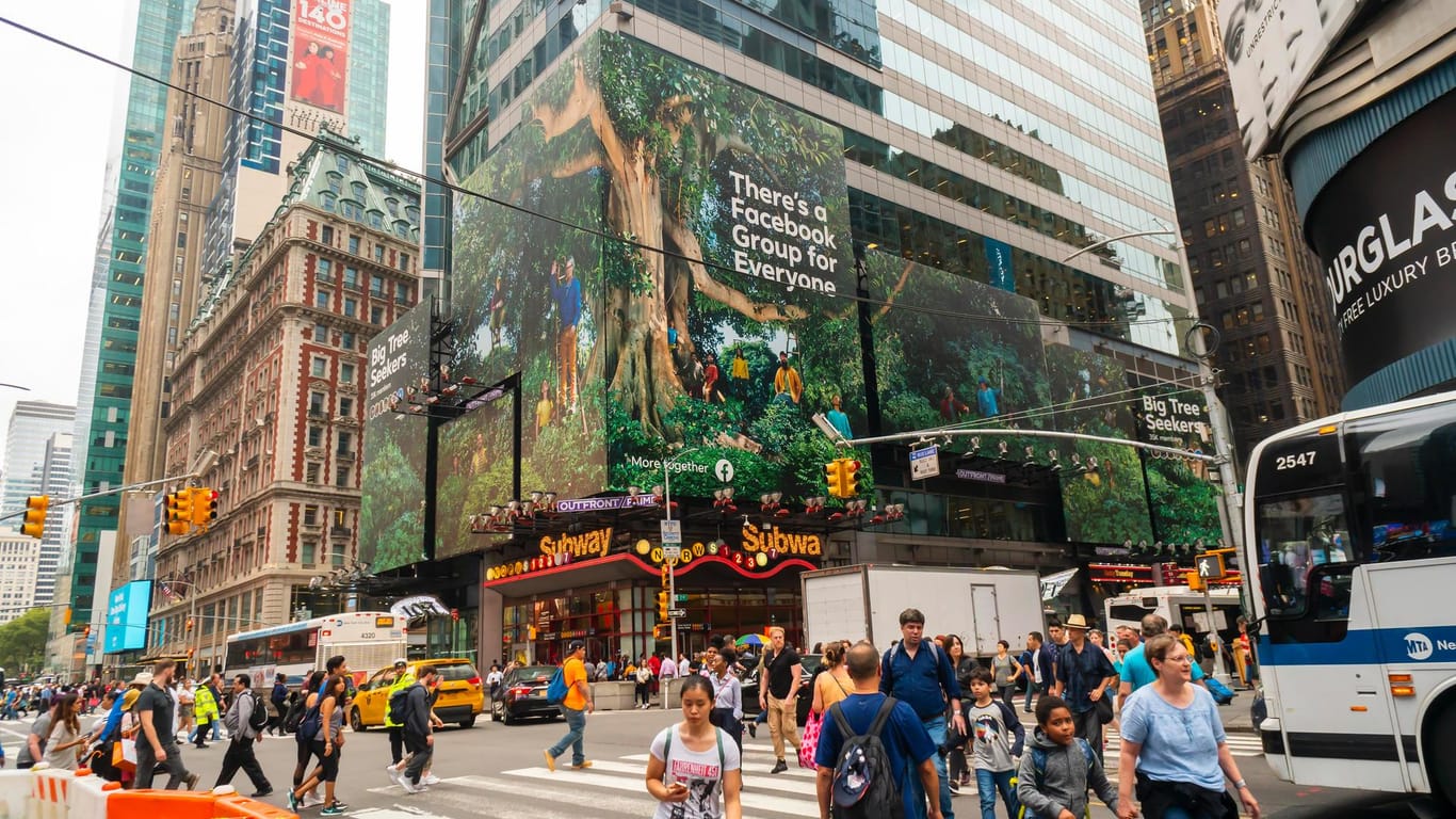 Times Square: In New York wurde ein mutmaßlicher Islamist verhaftet.