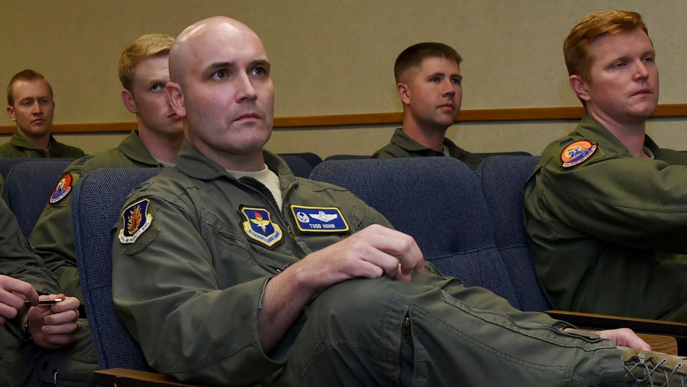 US-Pilot Todd Hohn: Vor seiner Tätigkeit beim Logistikkonzern FedEx war er bei der U.S. Air Force.
