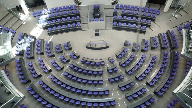 Der Bundestag aus der Vogelperspektive.