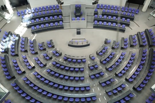 Der Bundestag aus der Vogelperspektive.