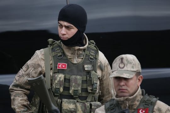 Türkische Soldaten im vergangenen Jahr an der Grenze zu Syrien.