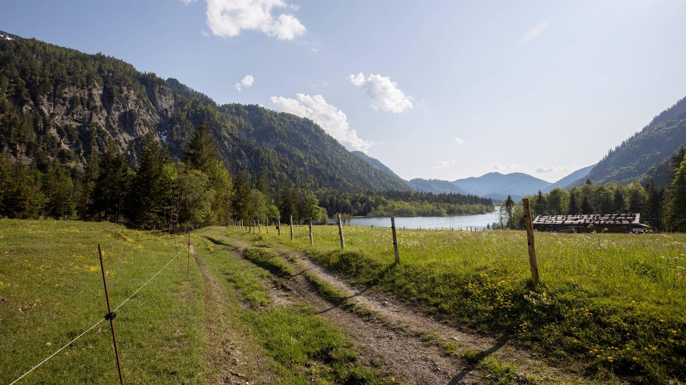 Ruhpolding in Bayern: In den Alpen kam ein 78-jähriger Mann mit dem Rad ums Leben. (Archivbild)