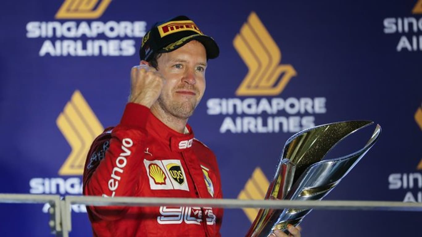 Nach 392 Tagen konnte Sebastian Vettel mal wieder ein Formel-1-Rennen für sich entscheiden.