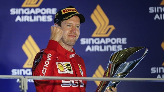 Nach 392 Tagen konnte Sebastian Vettel mal wieder ein Formel-1-Rennen für sich entscheiden.