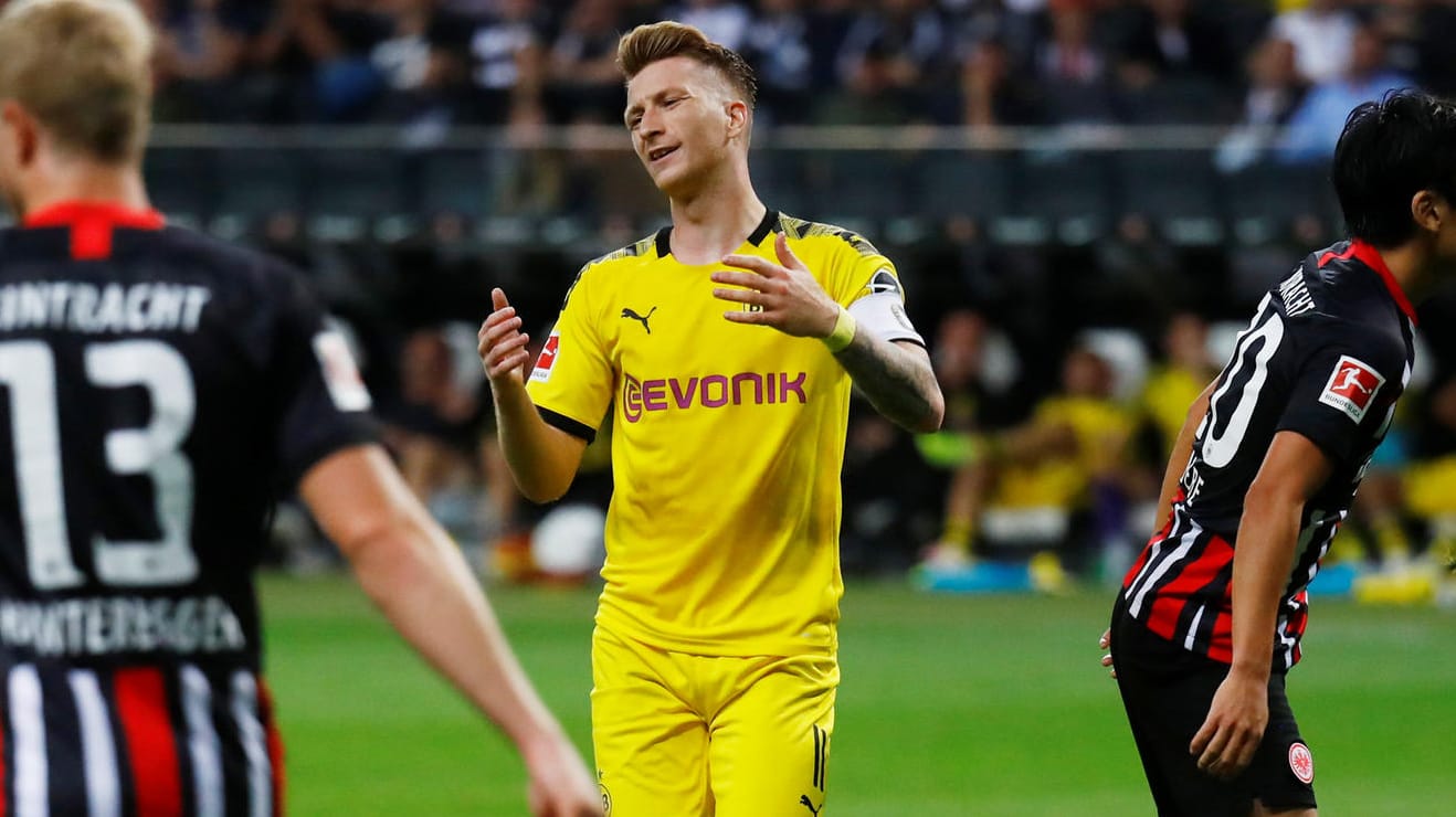 Verzweifelte im Spiel gegen Eintracht Frankfurt: Dortmunds Marco Reus.