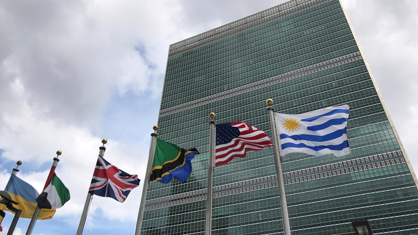 Gebäude der Vereinten Nationen in New York.