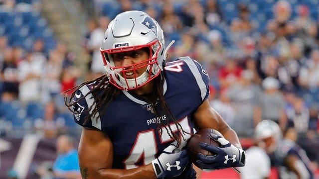 Jakob Johnson feierte bei den New England Patriots sein NFL-Debüt. Jakob Johnson feierte bei den New England Patriots sein NFL-Debüt.