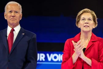 Joe Biden und Elizabeth Warren: Die beiden US-Demokraten kandidieren für die Präsidentschaftswahl.