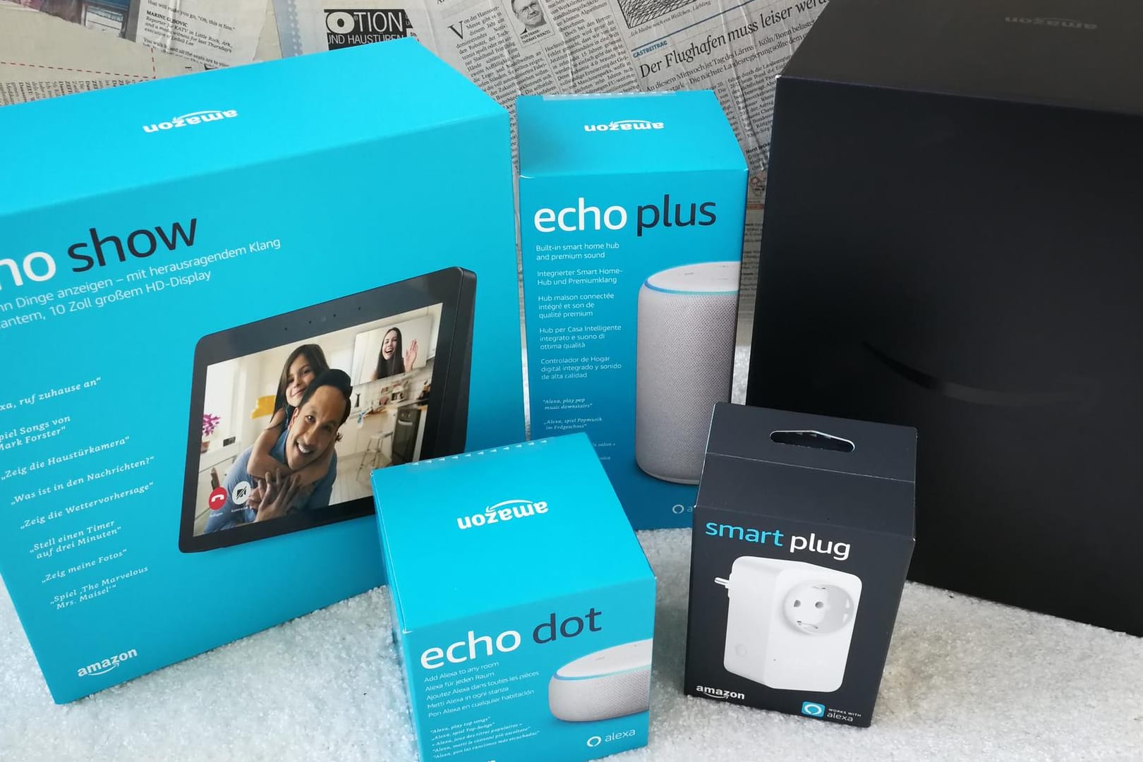 Die Amazon-Echo-Produktlinie von 2018: Am 25. September stellt Amazon seine neuen Produkte mit dem Sprachassistenzsystem Alexa vor.