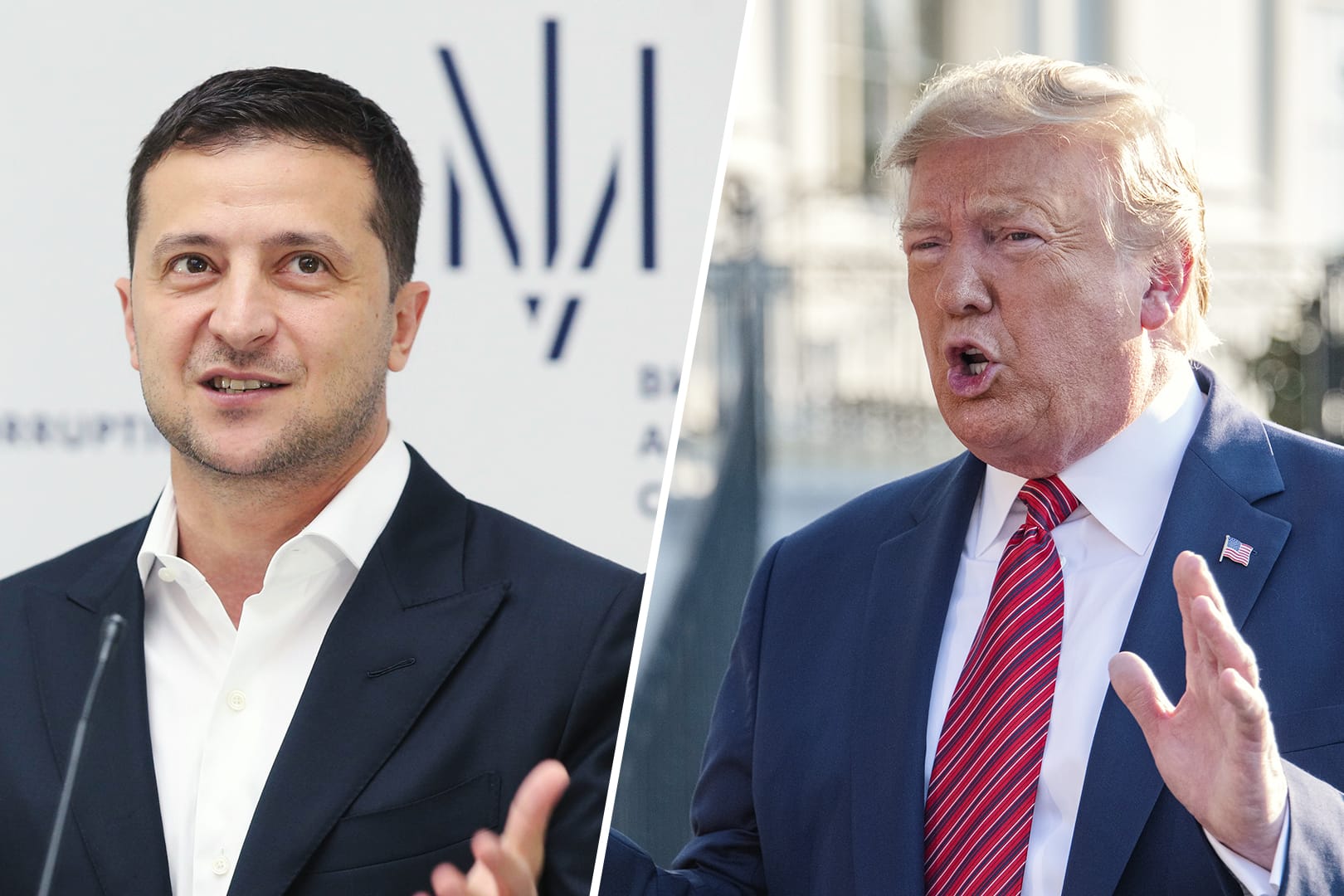 Wolodomyr Selenskyi, Donald Trump: Sie hätten auch über den demokratischen Politiker Joe Biden gesprochen, gab Trump zu.