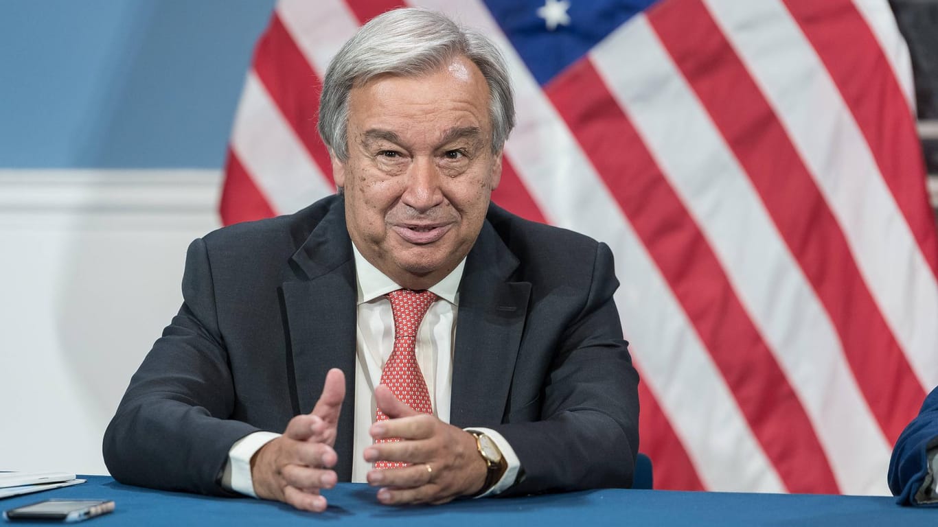 António Guterres: Der Sprecher der Vereinten Nationen verkündete die Nachrichten aus Syrien. (Archivbild)