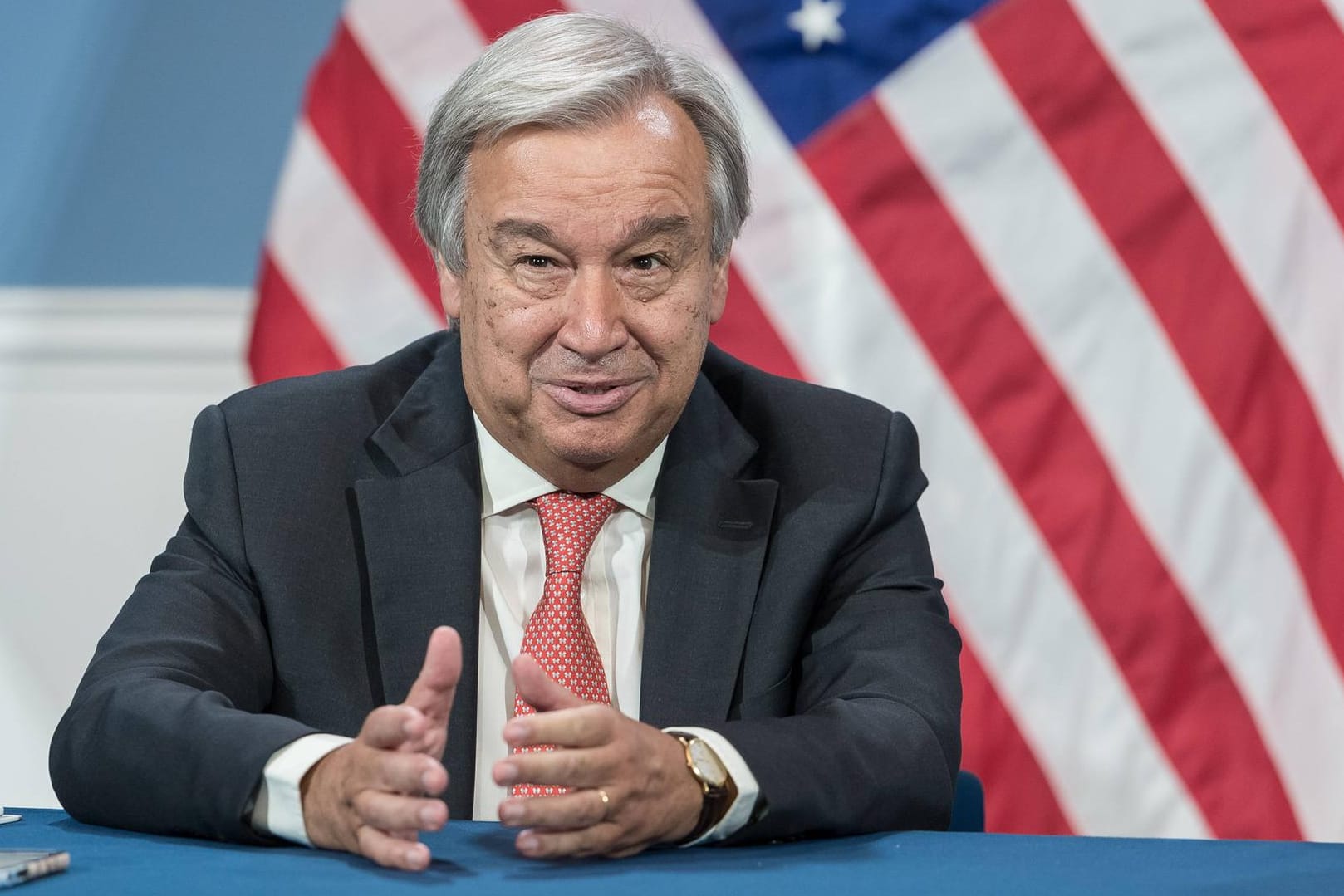 António Guterres: Der Sprecher der Vereinten Nationen verkündete die Nachrichten aus Syrien. (Archivbild)