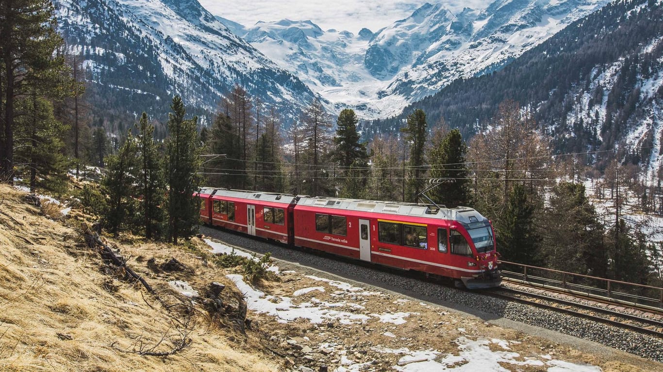 Die Schweiz verfügt über eine zuverlässige Bahn und ein gut ausgebautes Streckennetz.