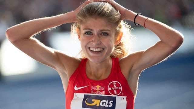 Zählt bei der WM zu den Topfavoritinnen über 1500 und 5000 Meter: Konstanze Klosterhalfen.