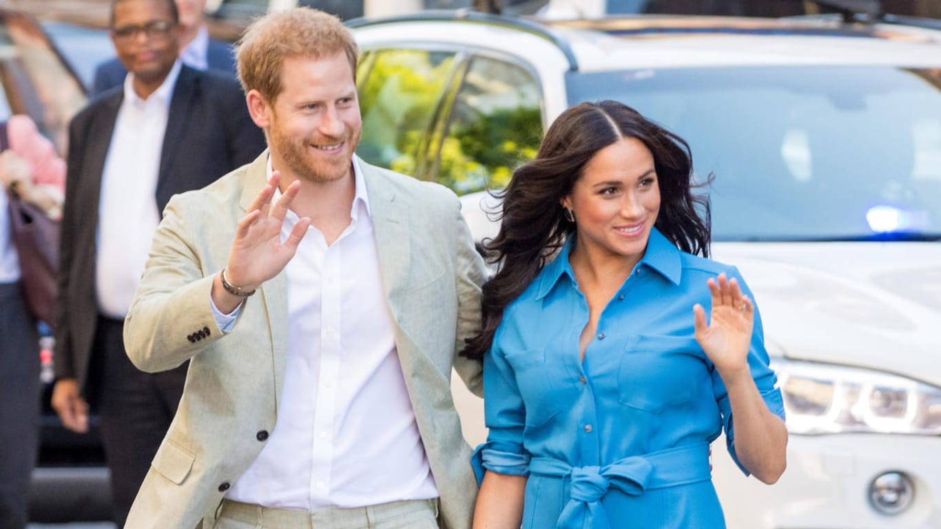 Prinz Harry und Meghan: Das Paar ist in Südafrika angekommen.