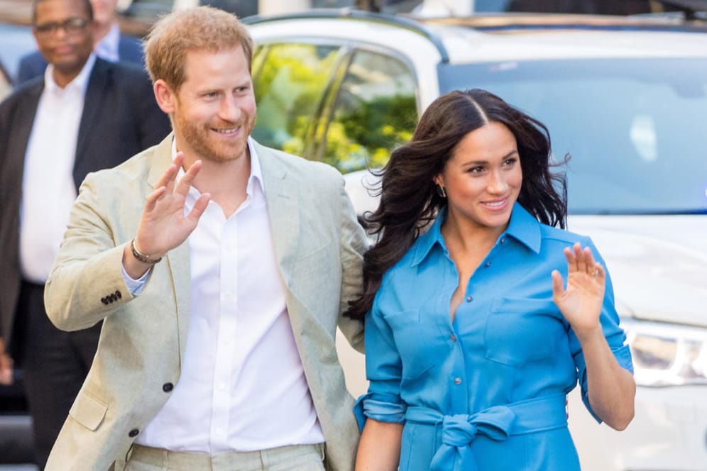 Prinz Harry und Meghan: Das Paar ist in Südafrika angekommen.